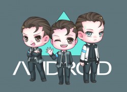 【底特律：變人】康納&amp;60&amp;RK900明信片