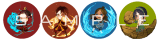 降世神通系列胸章 Azula、Zuko、Katara、Toph(買兩款送特典)