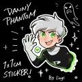 Danny Phantom 幻影丹尼 閃亮亮銀河貼紙