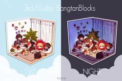 【防彈少年團】BTS 3rd&amp;4th Muster Blocks 壓克力吊飾