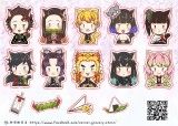 【鬼滅之刃】貓貓刀模貼紙