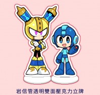 洛克人11-Rockman&amp;Fuseman雙面壓克力立牌