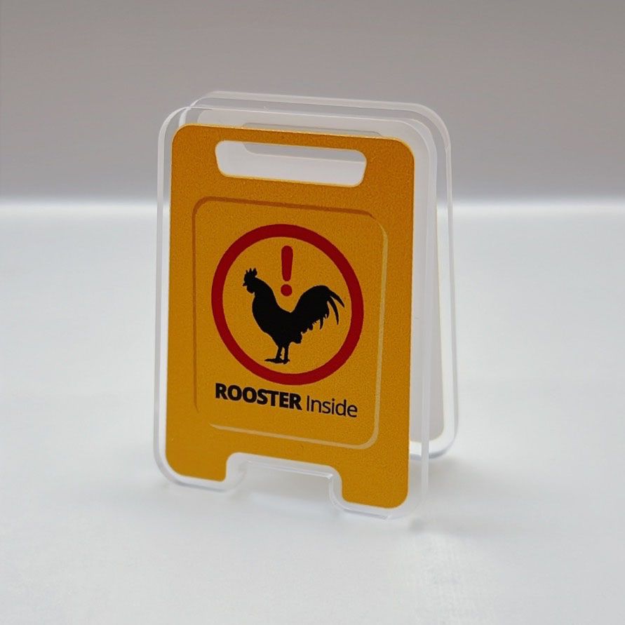 Rooster Inside / R18 標示 雙面壓克力夾