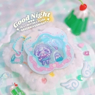 原創❤˚꒰ა 蜜瓜果凍妖精 ໒꒱˚可開合壓克力盒玩