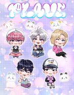 PLAVE 防水貼紙系列