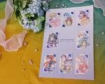美少女戰士 淡彩風 郵票貼紙組