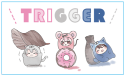 TRIGGER 怪獸 貼紙