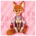 Zootopia / Judy&Nick 雙面不同圖壓克力吊飾