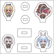 【hololive三期生】迷你立牌自組版