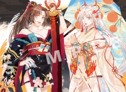 【陰陽師】妖刀姬 &amp; 不知火 ---明信片