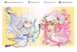 庫洛魔法使 同人 月 審判者月 櫻星兒 A6 Q版 400磅 射箭明信片 繪：kaya