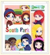 南方公園 SOUTH PARK 方形小立鏡