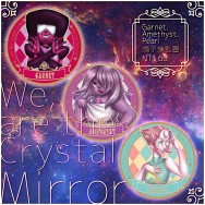 Steven Universe寶衛隊鏡子鑰匙圈｜We are the Crystal Mirror
