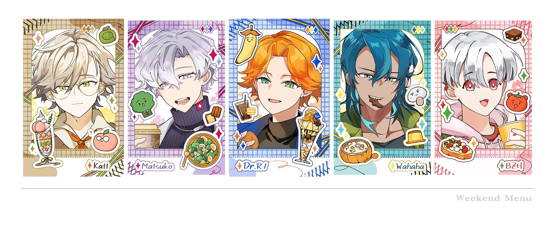 【厭世醫師阿萬】Weekend Menu 拍立得小卡