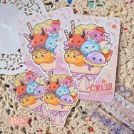 [夏日糰糰冰] 戀與深空 場次贈品 小卡+貼紙組