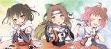 艦隊Collection 川內型三姊妹毛巾