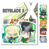 【BEYBLADE X】戰鬥陀螺X 防水貼紙包 VOL2 (5款)