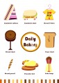Daily Bakery-烘焙食物+日用品明信片