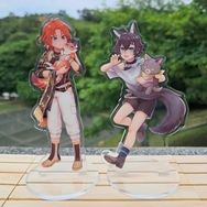 【新世界狂歡】【預購】幼年滴膠立牌-小啖天、小可爾