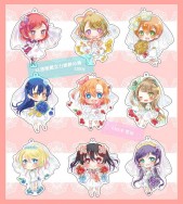 Love Live 婚紗透明壓克力吊飾