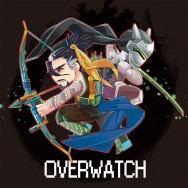 《OVERWATCH》島田兄弟陶瓷吸水杯墊