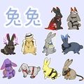 Luxiem+Noctyx《兔兔》彩虹社EN 閃粉壓克力吊飾