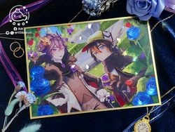 【凹凸世界】雷卡 黑桃王國花園幽會 壓克力簽名板