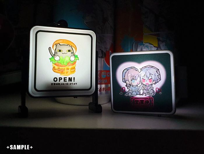 【NIJISANJI JP】ChroNoiR磁吸燈箱&ロト看版