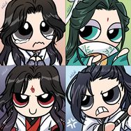 人渣反派自救系統 飛天小女警風格 透明貼紙