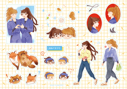 鉢尾銀河膜半斷貼紙