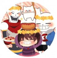 【UT】骨兄弟+FRISK 鏡梳組