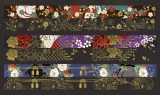 和風和柄燙金紙膠帶