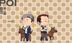 【Person of Interest/POI】〈Reese &amp; Finch吊飾〉
