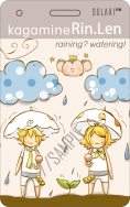 『VOCALOID』鏡音-raining?watering!-車票夾