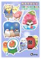 夏祭鳥貼紙