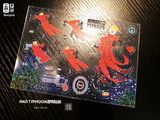 瘋癲颱風透明貼紙