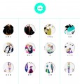 原創「COLOR」（一組十二張）