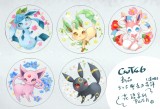 【pokemon】伊布家族  <花語系列>Part2  5x5透明壓克力吊飾
