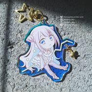 曾經、魔法少女和邪惡相互為敵 - 白夜Q版彩虹壓克力吊飾