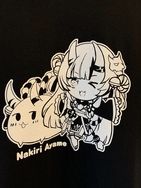 【月貓創意】 Hololive 非公式 同人 百鬼綾目 百鬼あやめ 余 摸余 二創痛T