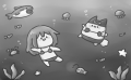 鬍子悠悠水中游